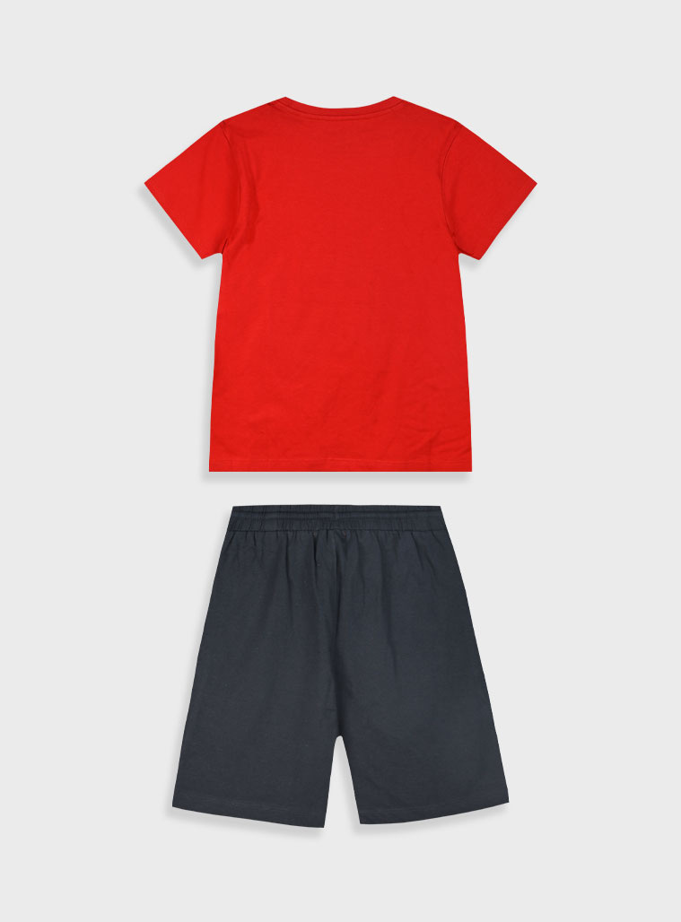 Σετ με τύπωμα για αγόρι | ΜΑΥΡΟ