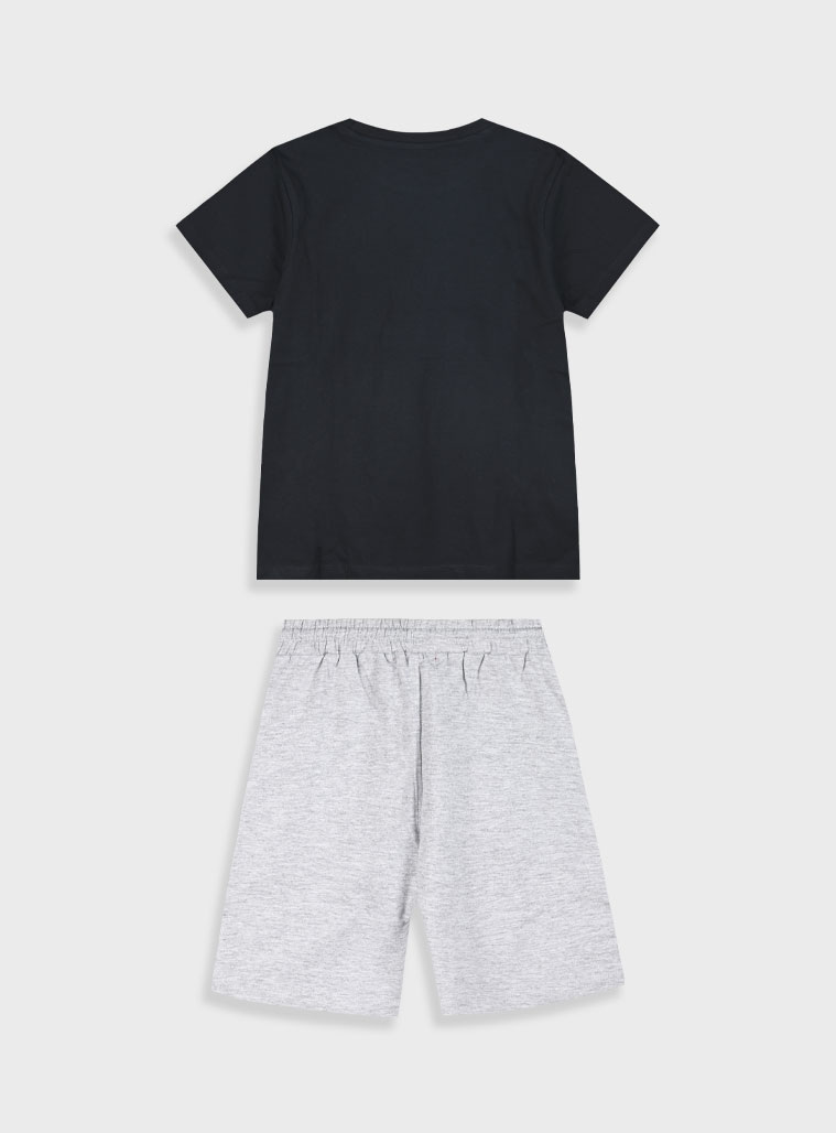 Σετ με τύπωμα για αγόρι | ΜΕΛΑΝΖΕ