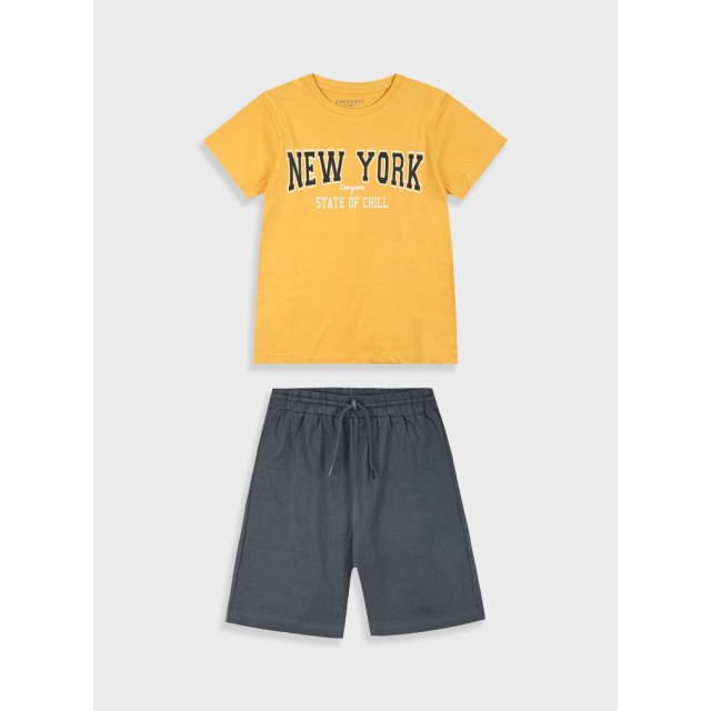 Σετ με τύπωμα για αγόρι | ΑΝΘΡΑΚΙ