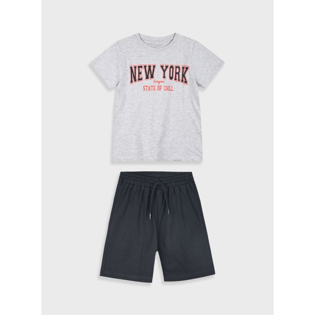 Σετ με τύπωμα για αγόρι | ΜΑΥΡΟ