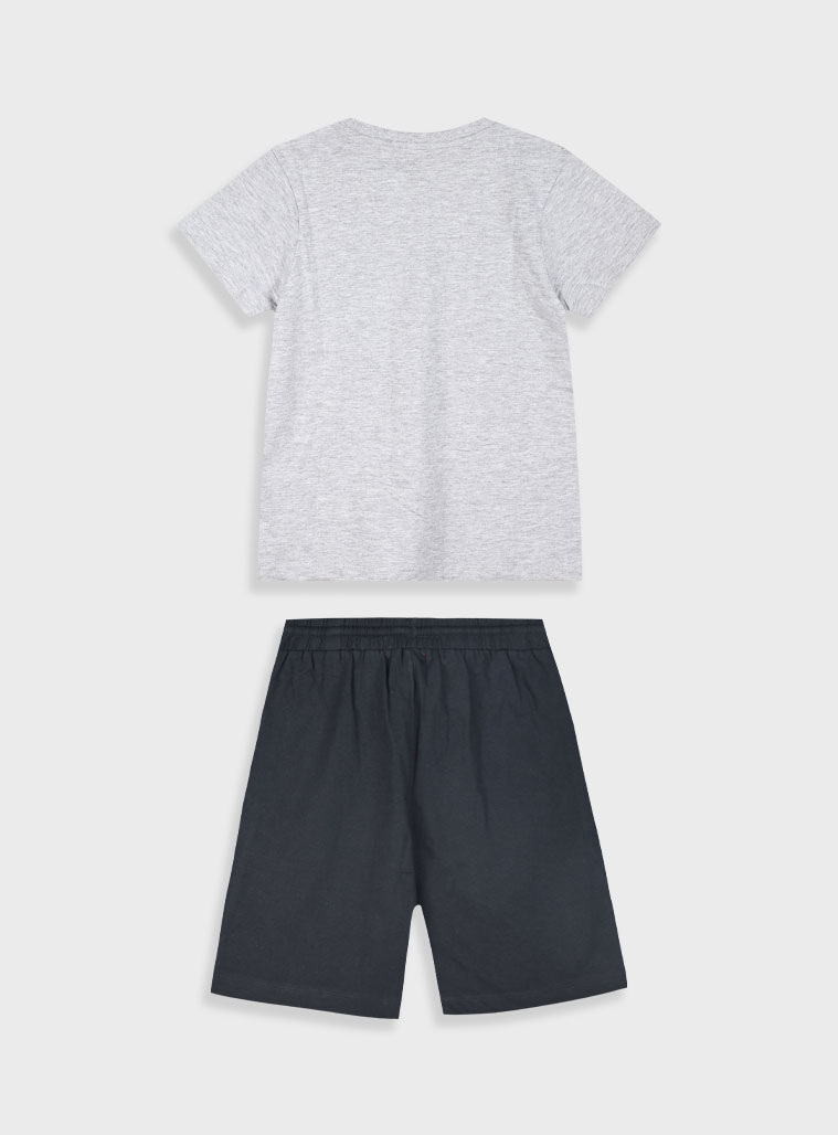 Σετ με τύπωμα για αγόρι | ΜΑΥΡΟ