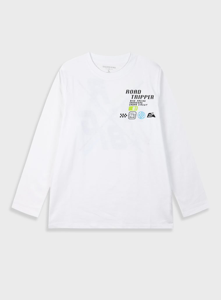 T-shirt with print for boys | WHITE