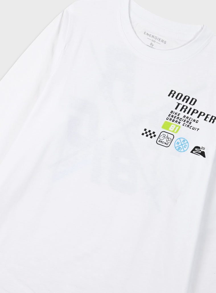T-shirt with print for boys | WHITE
