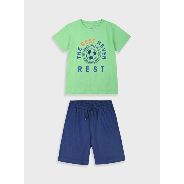 Σετ με τύπωμα για αγόρι | ΜΠΛΕ