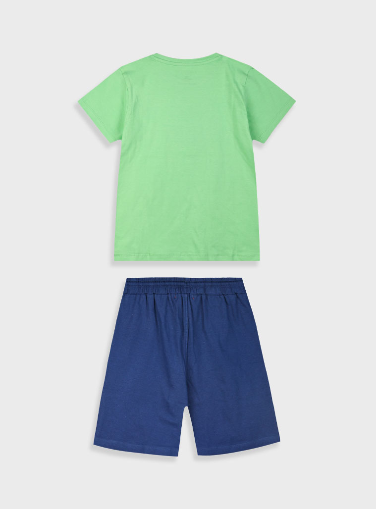 Σετ με τύπωμα για αγόρι | ΜΠΛΕ