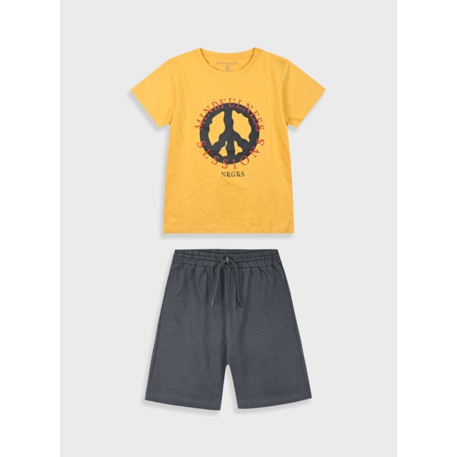 Σετ με τύπωμα για αγόρι | ΑΝΘΡΑΚΙ