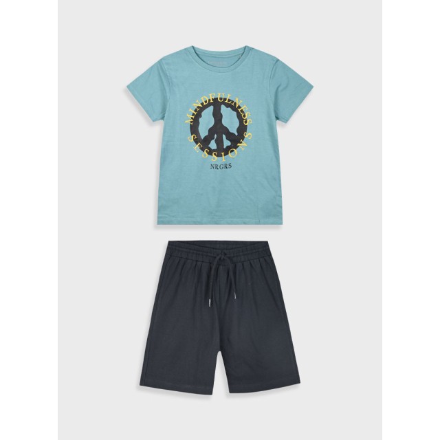 Σετ με τύπωμα για αγόρι | ΜΑΥΡΟ