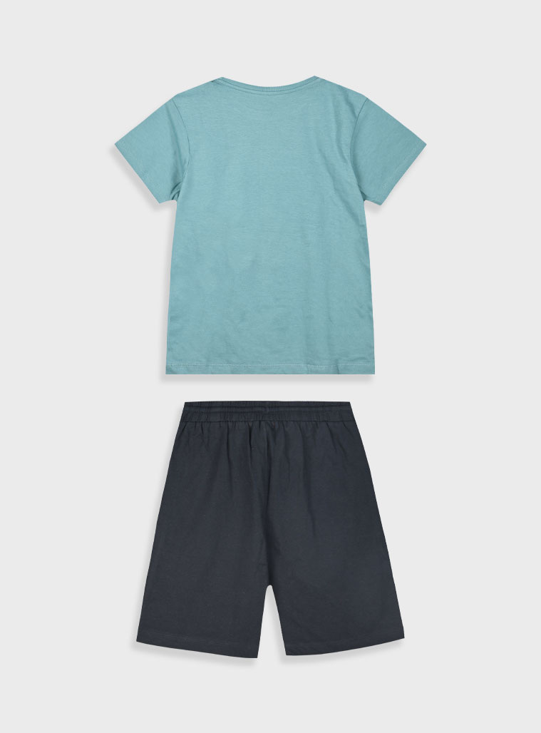 Σετ με τύπωμα για αγόρι | ΜΑΥΡΟ