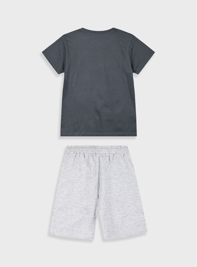 Σετ με τύπωμα για αγόρι | ΜΕΛΑΝΖΕ