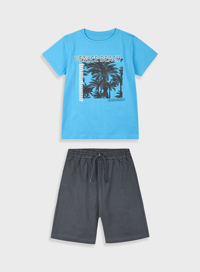 Σετ με τύπωμα για αγόρι | ΑΝΘΡΑΚΙ