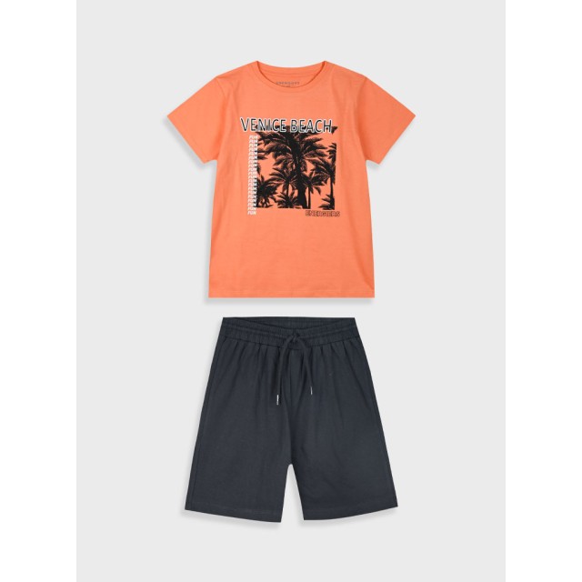 Σετ με τύπωμα για αγόρι | ΜΑΥΡΟ