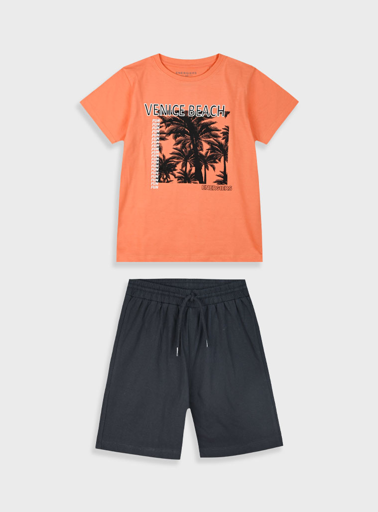 Σετ με τύπωμα για αγόρι | ΜΑΥΡΟ