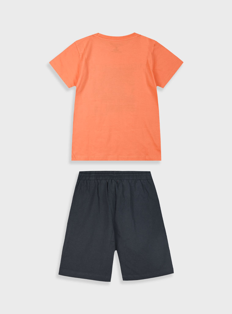 Σετ με τύπωμα για αγόρι | ΜΑΥΡΟ