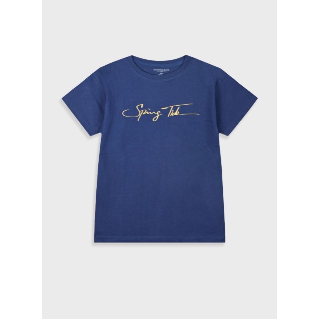 T-shirt with embroidery for boys | NAVY