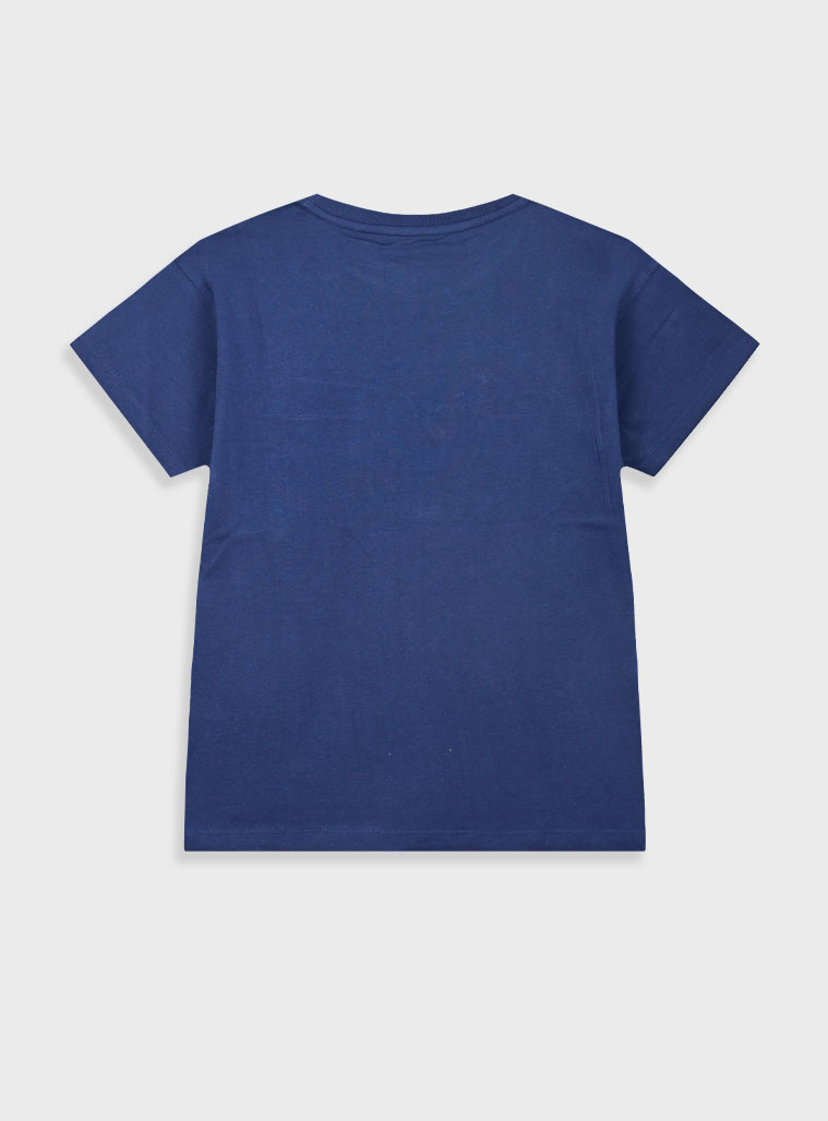 T-shirt with embroidery for boys | NAVY