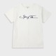 T-shirt with embroidery for boys | ECRU
