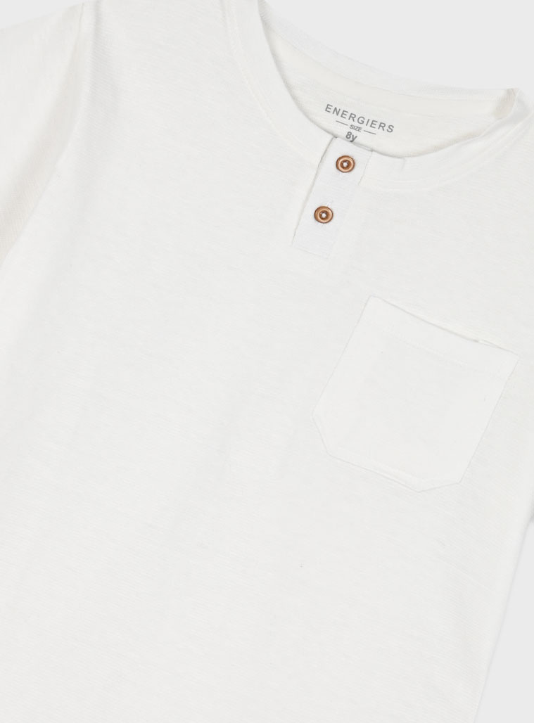 Μπλούζα με τσέπη για αγόρι | ΕΚΡΟΥ