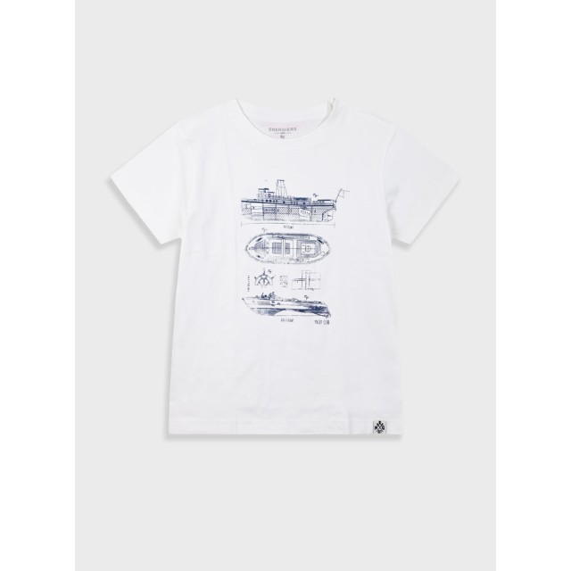 T-shirt with print for boys | ECRU