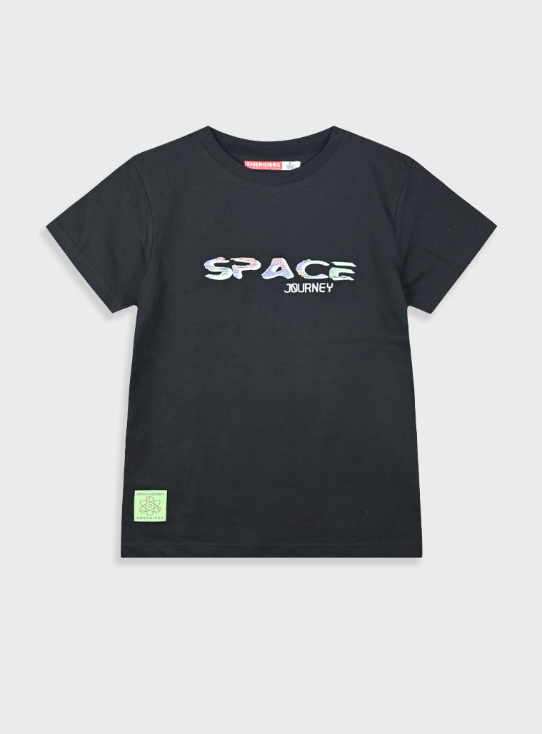 T-shirt with print for boys | BLACK