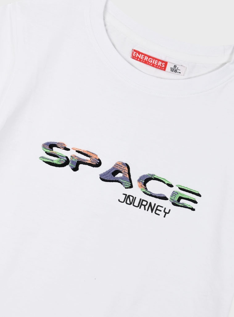 T-shirt with print for boys | WHITE
