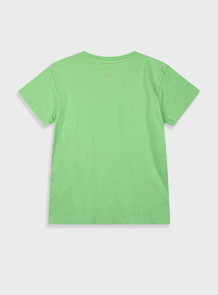 T-shirt with print for boys | LIME