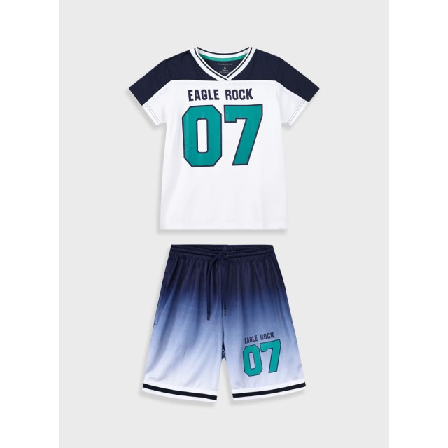 Set with print for boys | NAVY