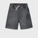 Cargo bermuda for boys | BLACK DENIM