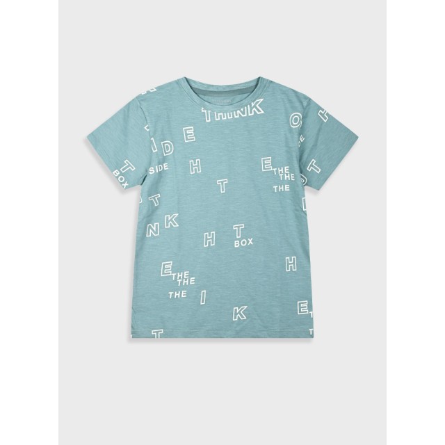 Εμπριμέ μπλούζα για αγόρι | ΠΡΑΣΙΝΟ ΤΗΣ ΕΡΗΜΟΥ