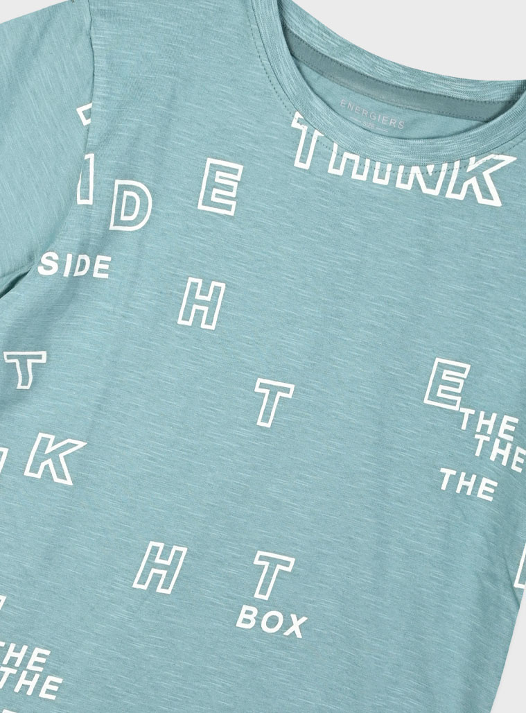 Εμπριμέ μπλούζα για αγόρι | ΠΡΑΣΙΝΟ ΤΗΣ ΕΡΗΜΟΥ