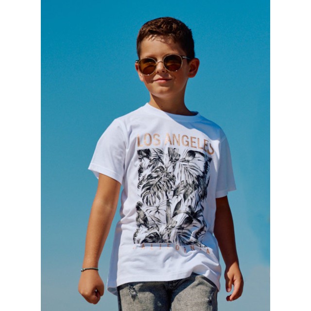 Μπλούζα με τύπωμα για αγόρι | ΛΕΥΚΟ