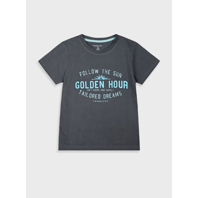 T-shirt with print for boys | ANTHRACITE