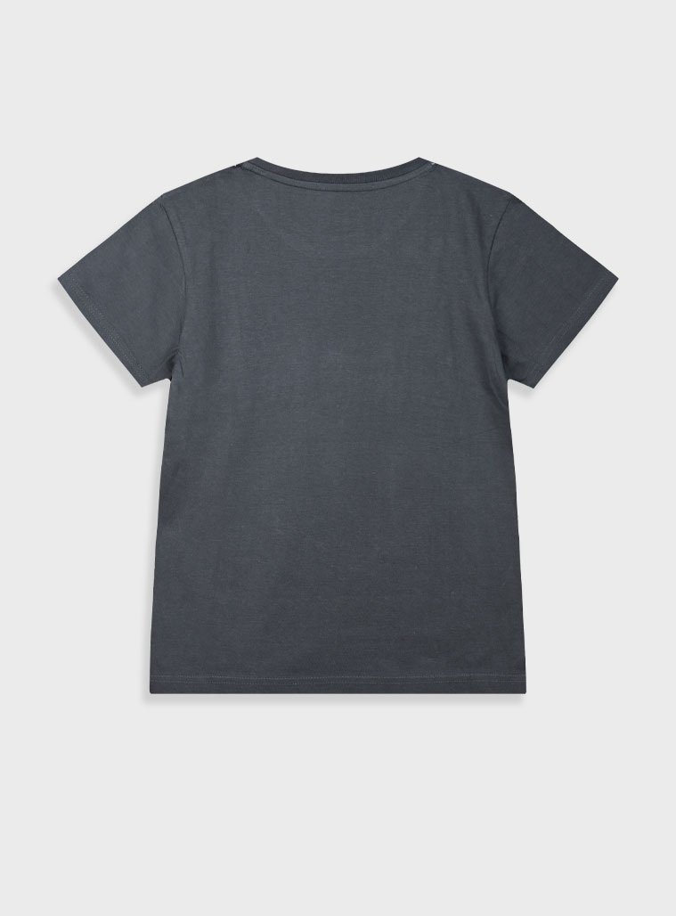 T-shirt with print for boys | ANTHRACITE