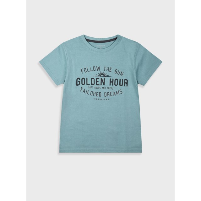 T-shirt with print for boys | DESERT GREEN