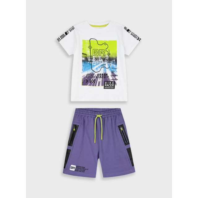 Set with print for boys | DUSTY LILAC