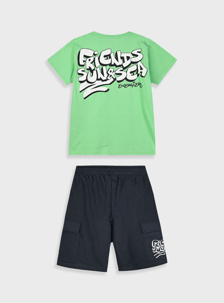 Set with print for boys | LIME