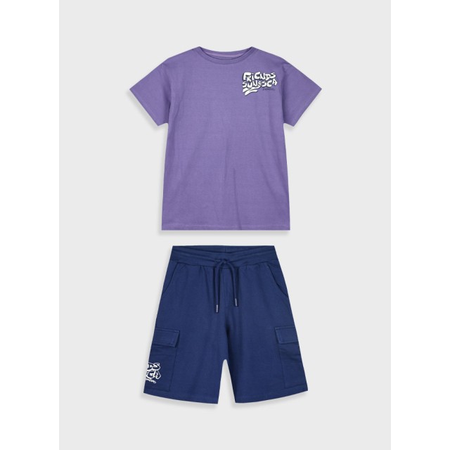 Set with print for boys | DUSTY LILAC
