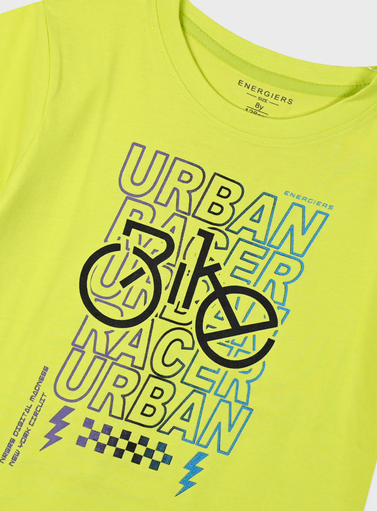 Set with print for boys | BLACK