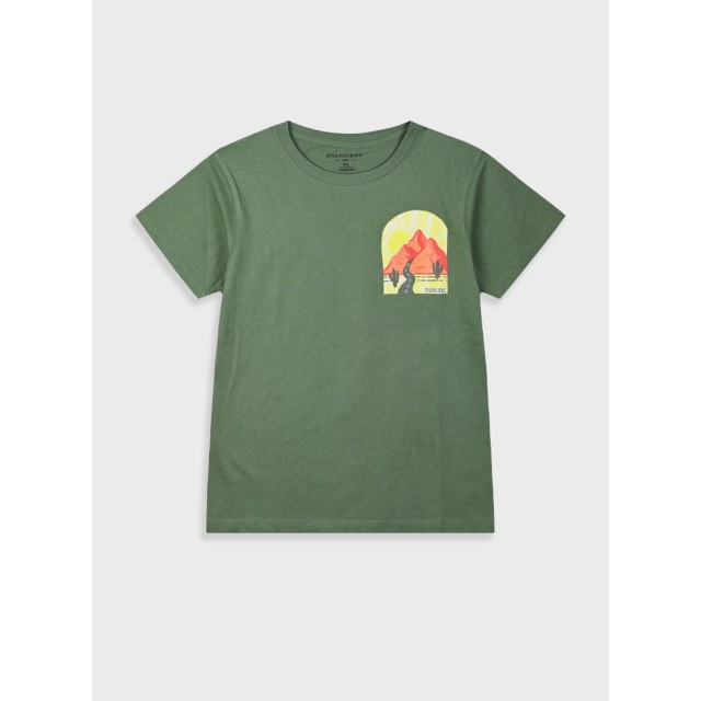 T-shirt with print for boys | KHAKI
