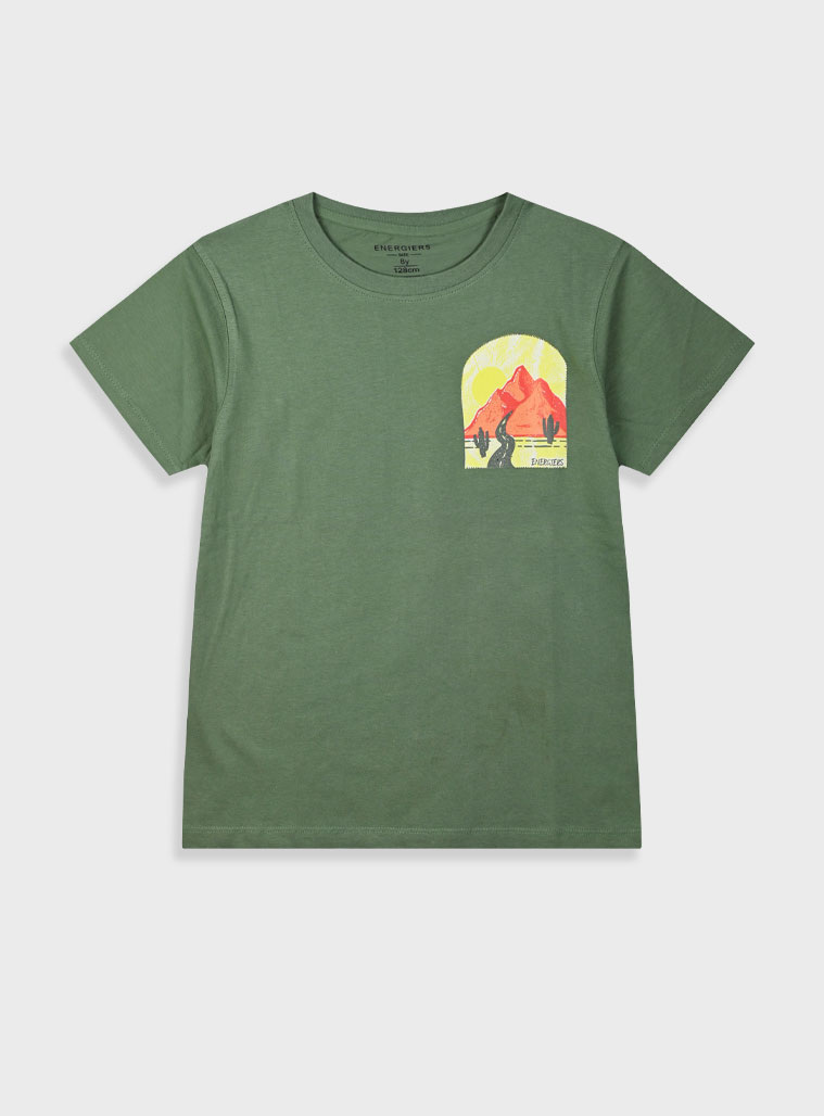 T-shirt with print for boys | KHAKI