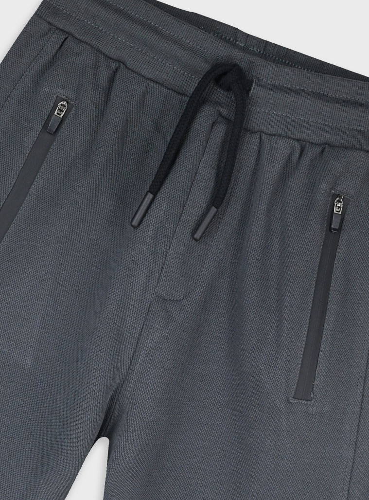 Pique bermuda for boys | ANTHRACITE