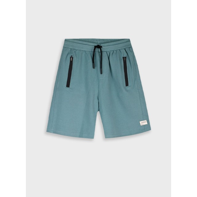 Pique bermuda for boys | DESERT GREEN