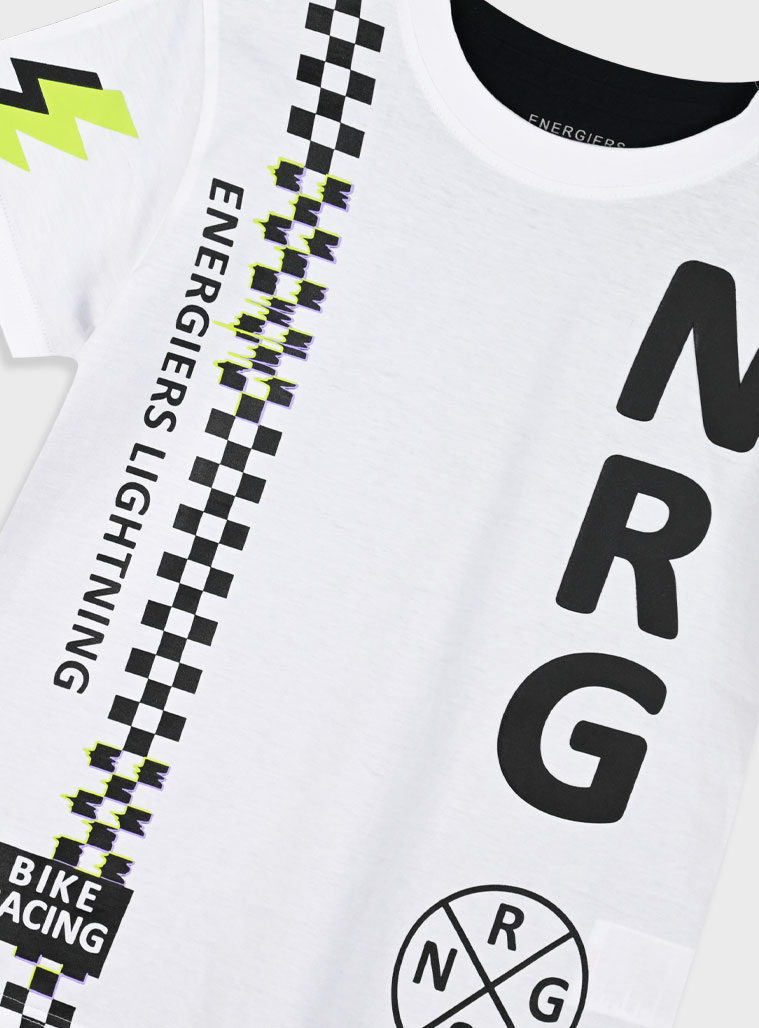 Σετ με τύπωμα για αγόρι | ΜΑΥΡΟ