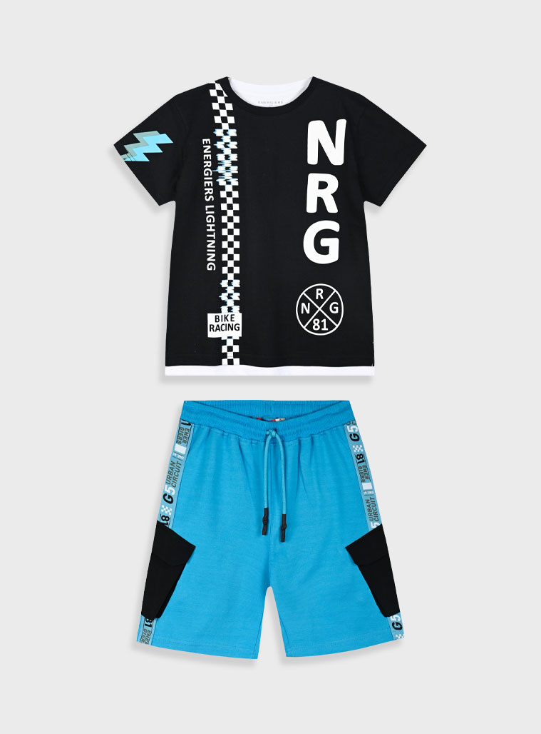 Σετ με τύπωμα για αγόρι | ΤΥΡΚΟΥΑΖ