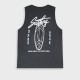 Tank top with print for boys | ANTHRACITE