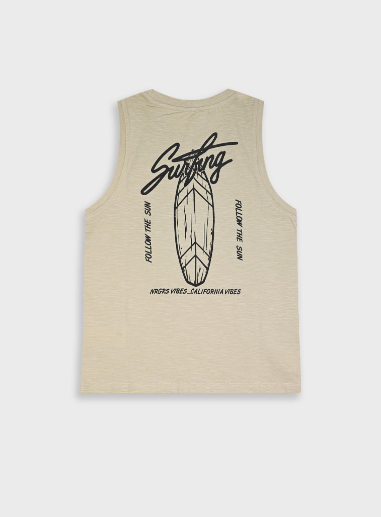 Tank top with print for boys | VANILLA