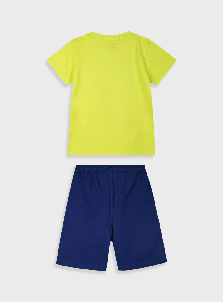 Σετ με τύπωμα για αγόρι | ΜΠΛΕ