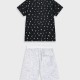 Set with printed t-shirt for boys | ECRU