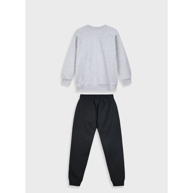 Tracksuit with print for boys | BLACK
