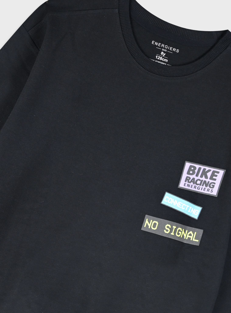 Tracksuit with print for boys | BLACK