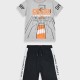 Set with print for boys | BLACK